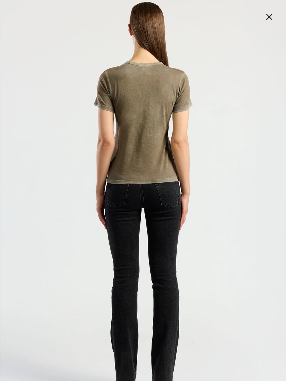 Cotton Citizen Standard in Vintage taupe Short Sleeve Crew Tee - Picture 2 of 7